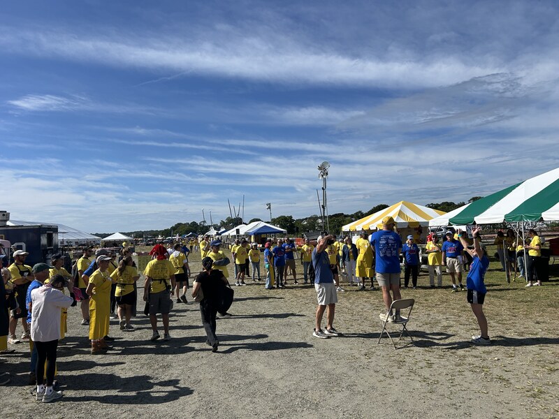 Lobsterfest volunteers prepare for the event
