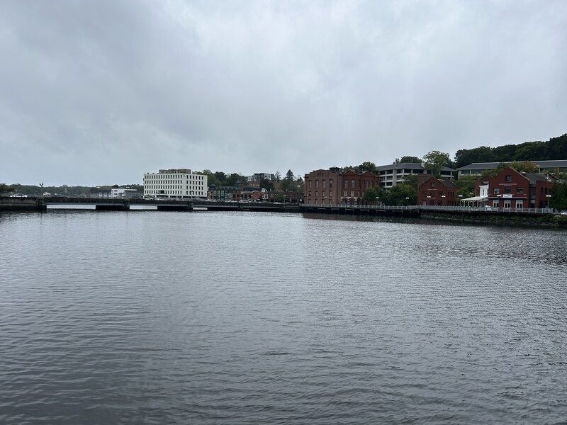Waterfront buildings on the Saugatuck
